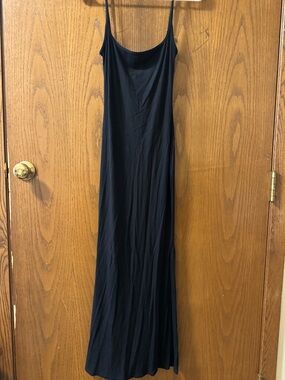 Target Black Spaghetti-Strap Maxi Slip Dress